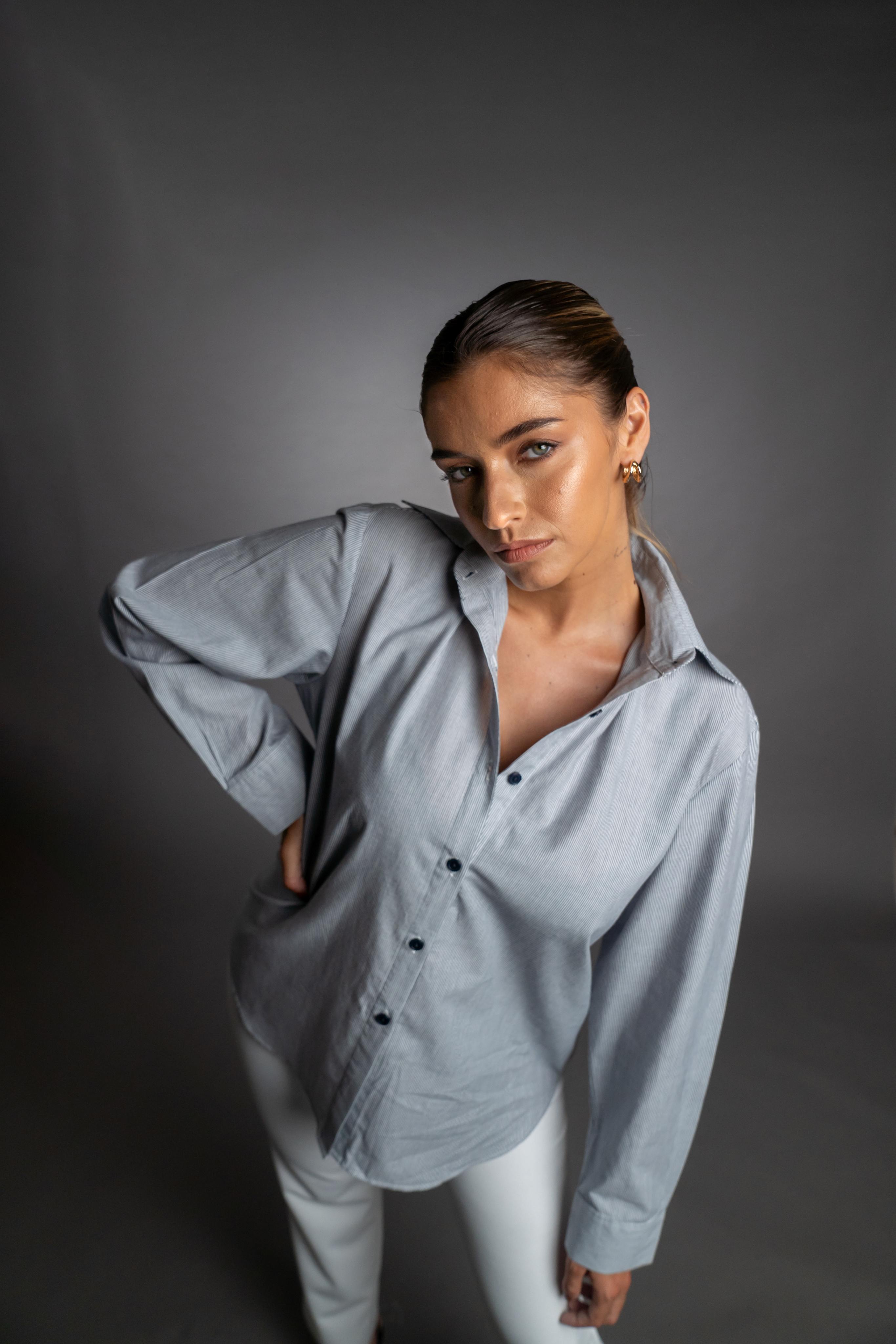 Claire Pinstripe Shirt