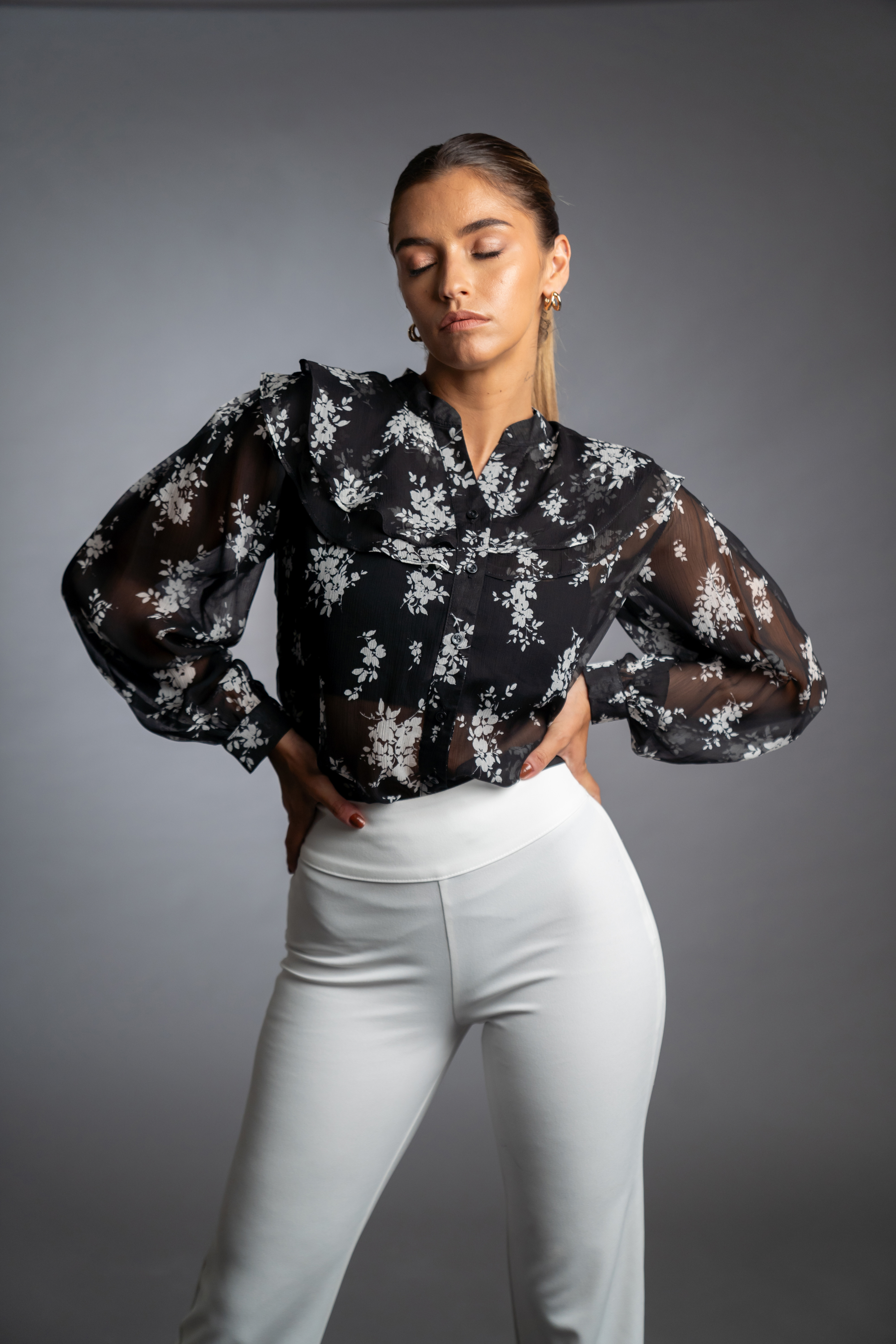 Vivienne Ruffle Blouse
