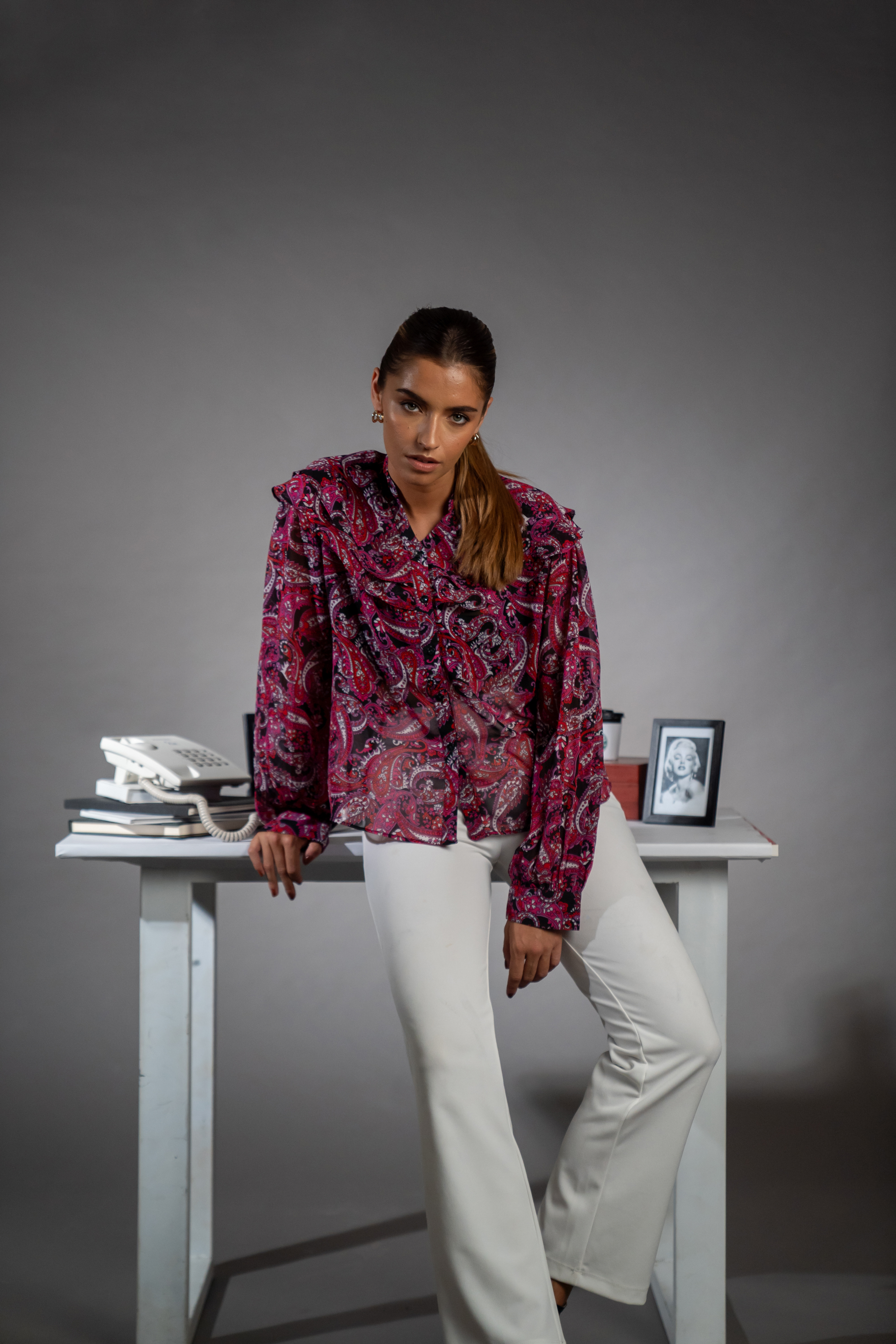 Bianca Paisley Blouse