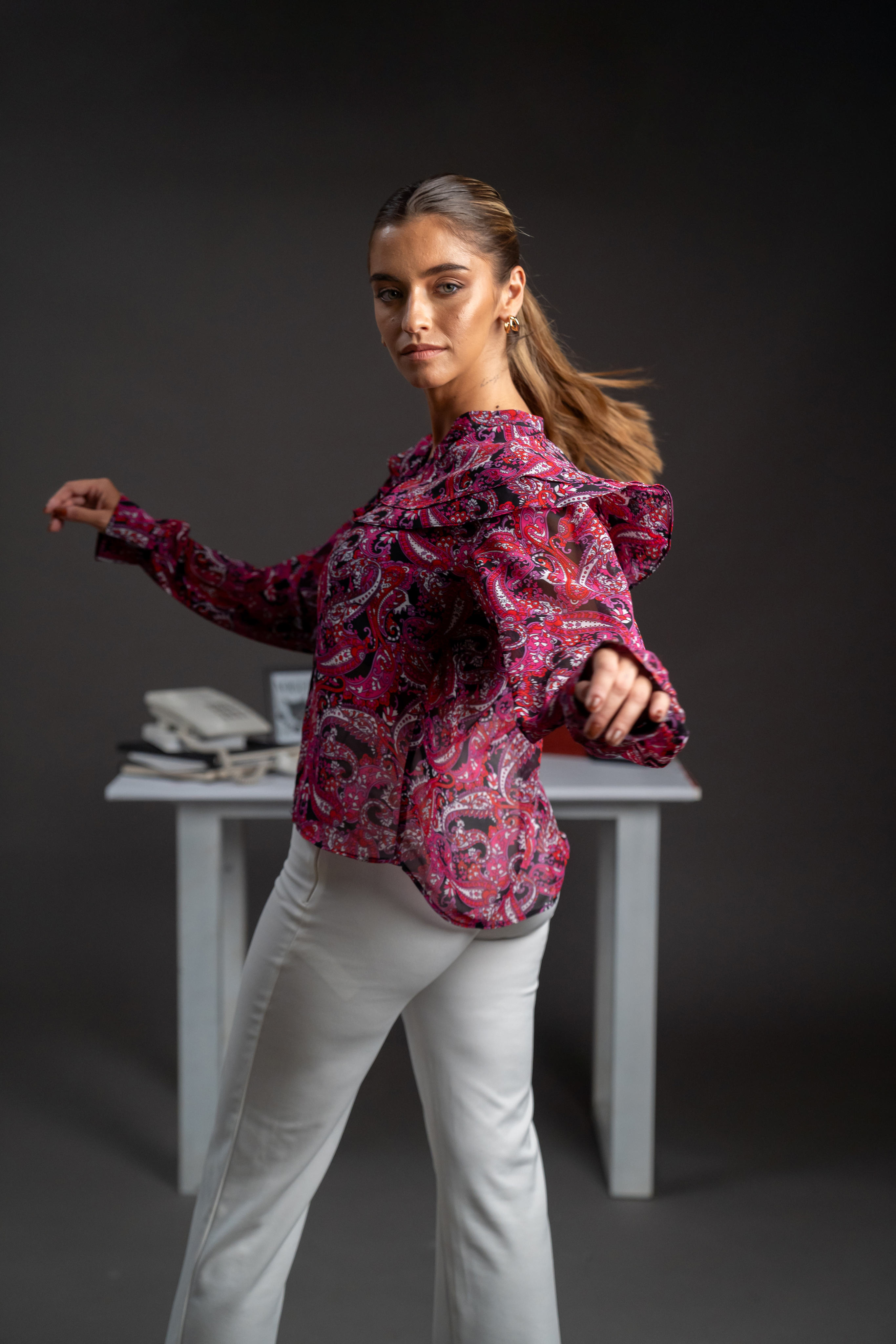 Bianca Paisley Blouse