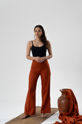 Siena Linen pant in Terracotta